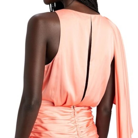 Ronny Kobo Collection Coral Morgan Ruched Cocktail Dress - Picture 7 of 12